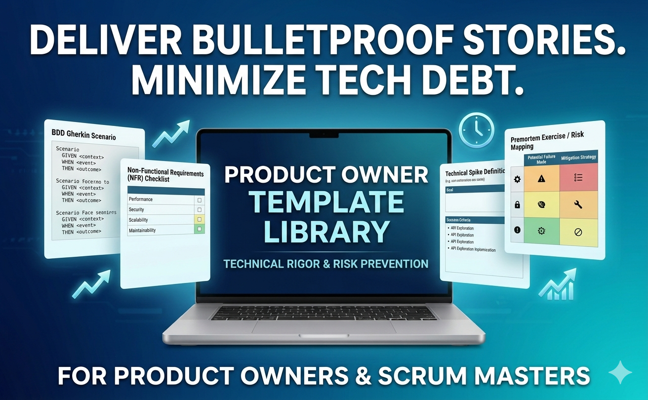 Product Owner Template Library | Agile Frameworks & Stories