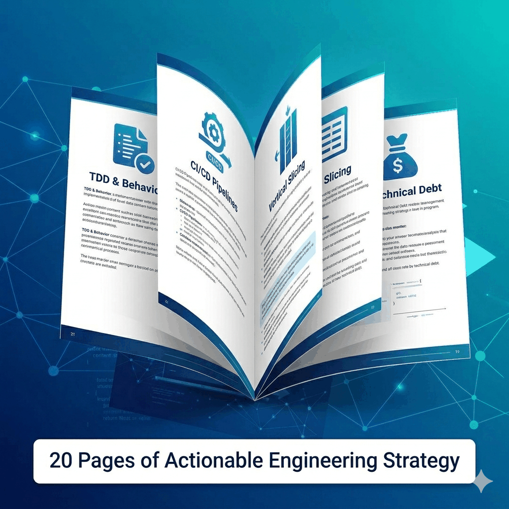 Cover of The Agile Developer’s Playbook PDF guide on mastering modern software engineering with agile practices