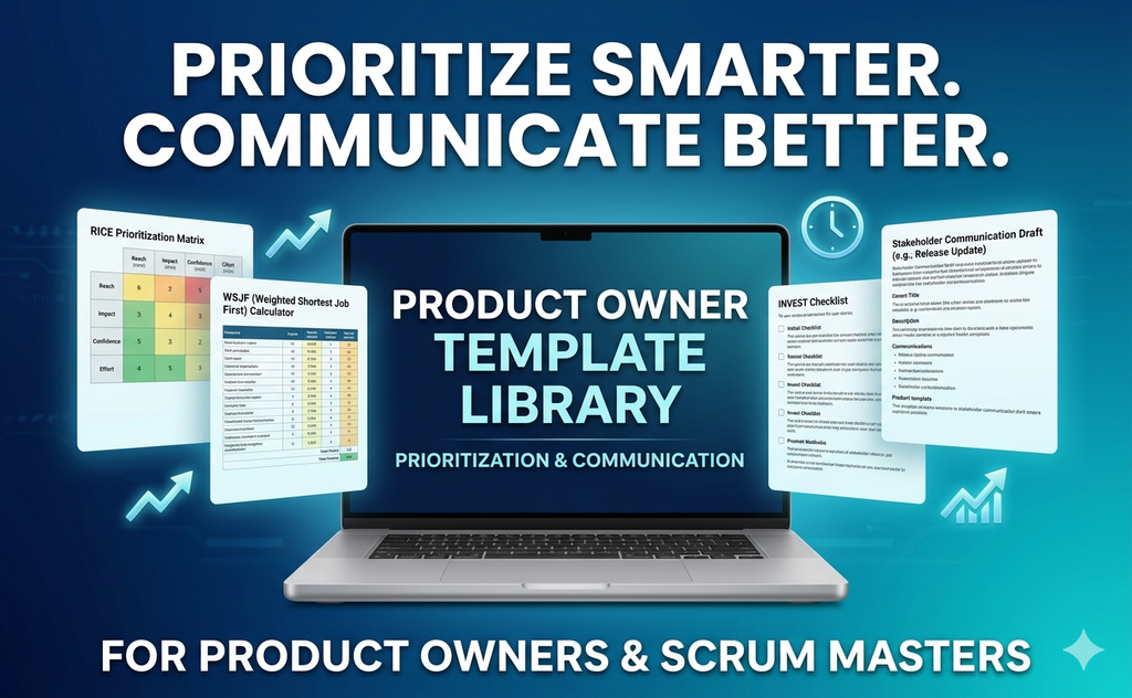 Product Owner Template Library | Agile Frameworks & Stories