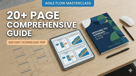 Cover of The Complete Kanban Implementation Playbook PDF for Agile project management and Scrum to Kanban transition guide