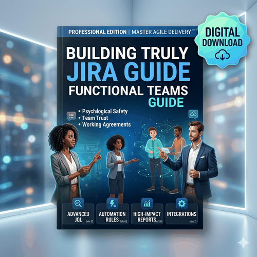 Cover of Building Truly Functional Teams guide for agile team development and performance improvement digital download